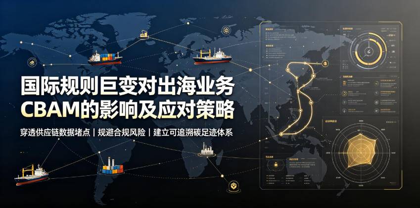 国际规则巨变对出海业务CBAM的影响及应对策略,帮助企业穿透供应链数据堵点,规避合规风险-极栈网络